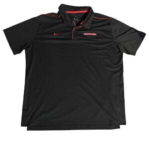 University of Georgia Bulldogs Nike Dri-Fit On Field Performance Polo Sz XXL UGA